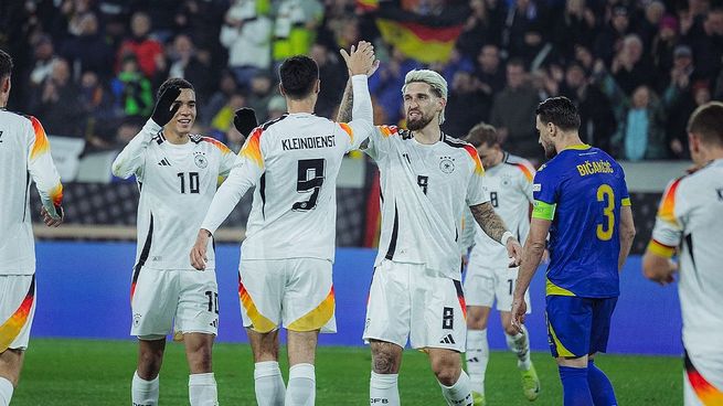 Alemania pasó por encima a Bosnia y avanza en la Liga de las Naciones.