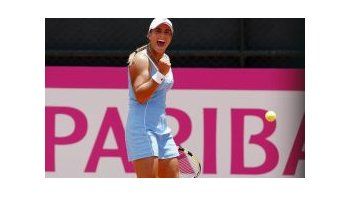 Por el ascenso. Florencia Molinero jugará el singles para la Argentina.