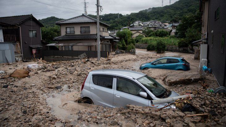 Las lluvias en Japón dejaron graves daños.&nbsp;
