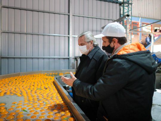 El presidente Alberto Fernández apuntó contra los formadores de precios.&nbsp;