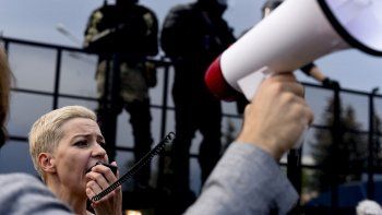 La l&iacute;der opositora Maria Kolesnikova.