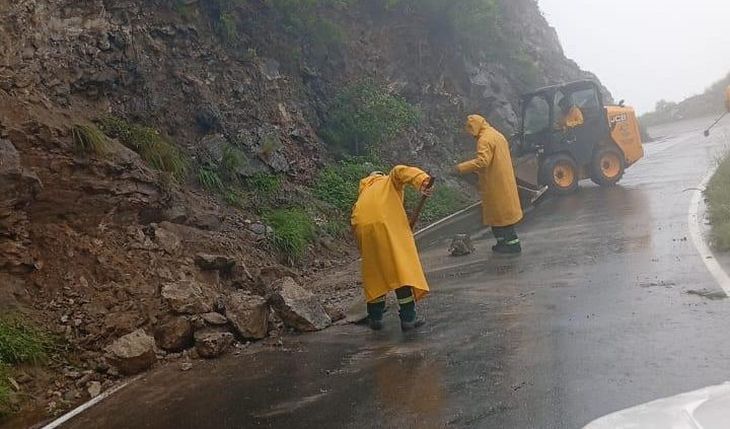 La turística y mítica RN 40 fue una de las más afectadas en Catamarca. 