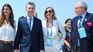 Mauricio Macri y Juliana Awada junto al Diego Guelar, por entonces embajador en China. 