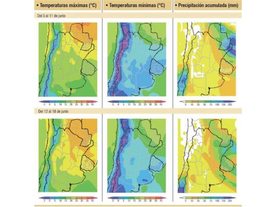 Lluvias sobre el norte agrícola