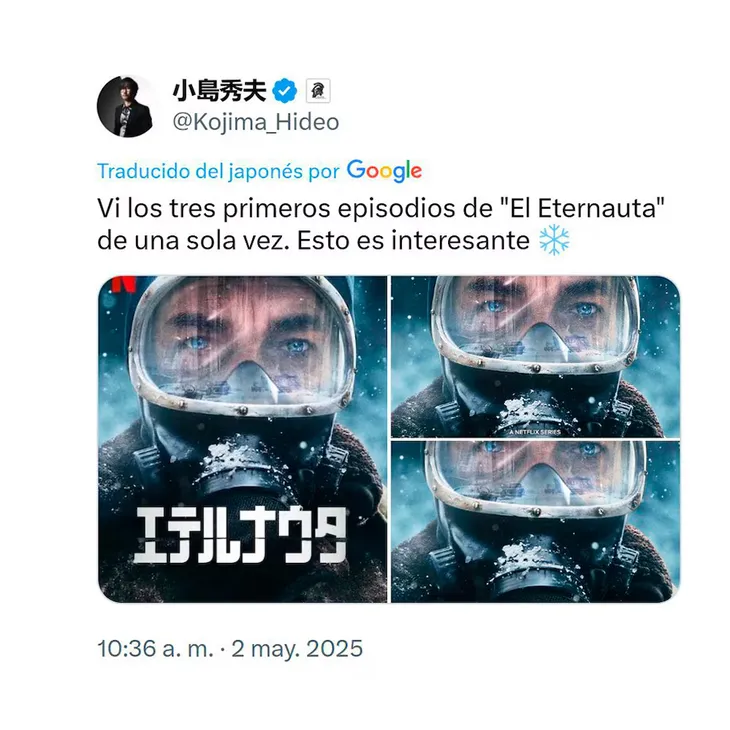 “The Eternaluta” transcends borders: thanks to the series, in Japan they started playing the trick