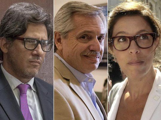 Germán Garvano, Alberto Fernández, Laura Alonso, Carlos Beraldi.