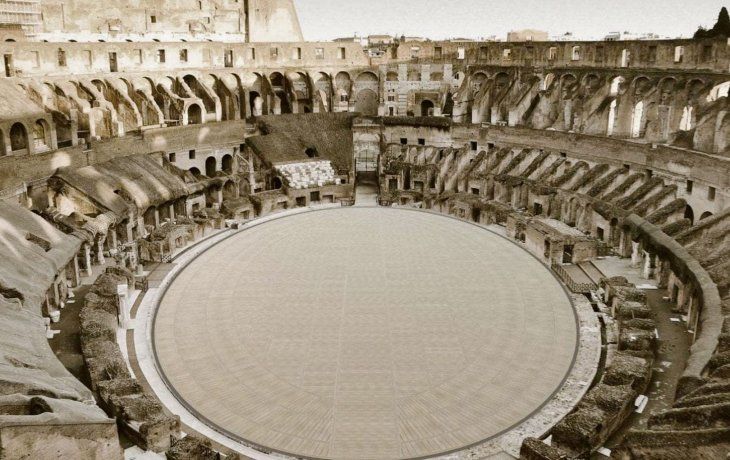 Coliseo. Quieren subastarlo de manera “digital”. Luego, la torre de Pisa.&nbsp;