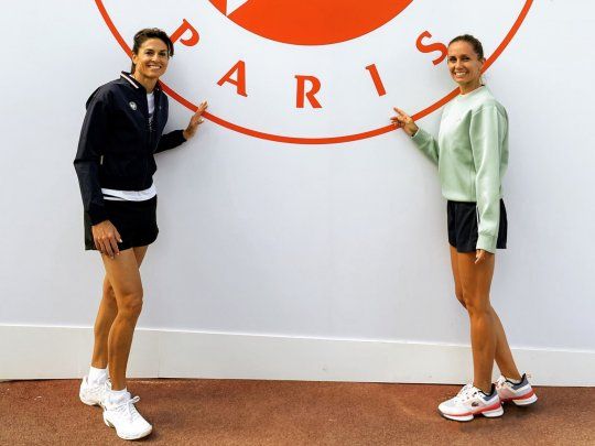 Gabriela Sabatini y Gisela Dulko debutan en el Torneo de Leyendas de Roland Garros.