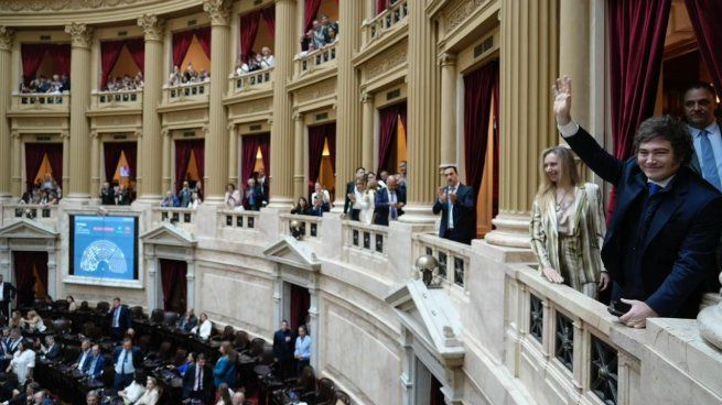 Javier Milei y un nuevo asado con legisladores.