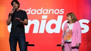 El senador y candidato a diputado, Martín Lousteau, junto a la legisladora y postulante a la senaduría, Graciela Ocaña. El senador y candidato a diputado, Martín Lousteau, junto a la legisladora y postulante a la senaduría, Graciela Ocaña.