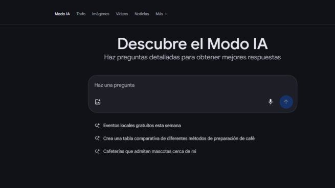 Así luce el nuevo formato de Google.