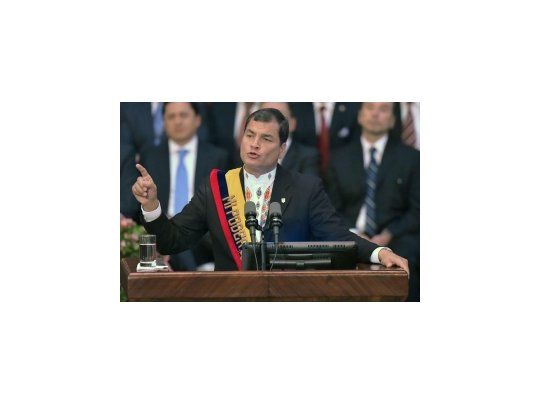 Rafael Correa inició el proceso para modificar la Constitución.