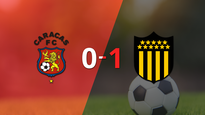 penarol logro la victoria por 1 a 0 ante caracas