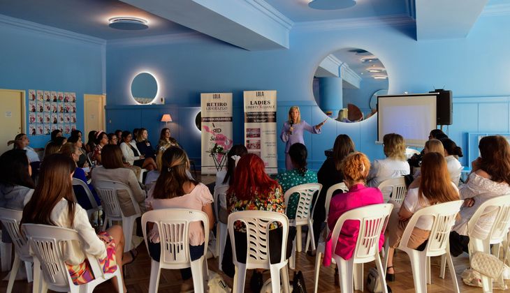 The vice president of Uruguay, Beatriz Argimón, spoke on Women and Power. The vice president of Uruguay, Beatriz Argimón, spoke on Women and Power.