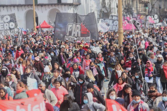 Movimientos sociales en Plaza de Mayo&nbsp;