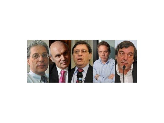 Daniel Marx; José Luis Espert; Daniel Kiguel; Nicolás Dujovne; Abel Viglione.