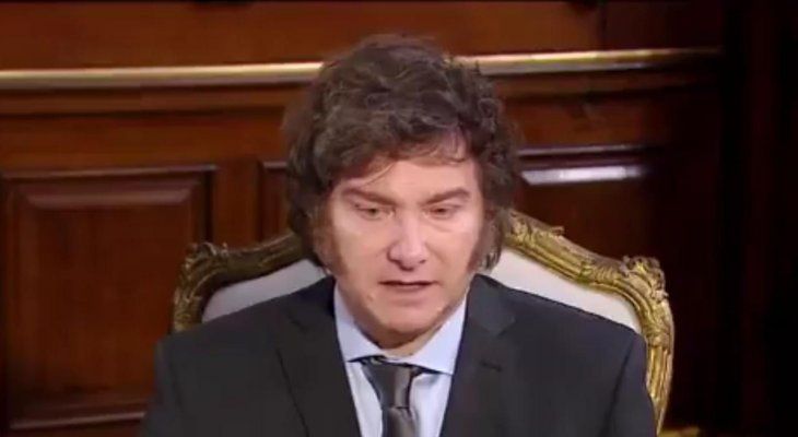 Javier Milei durante su última entrevista televisiva. Javier Milei durante su última entrevista televisiva. 