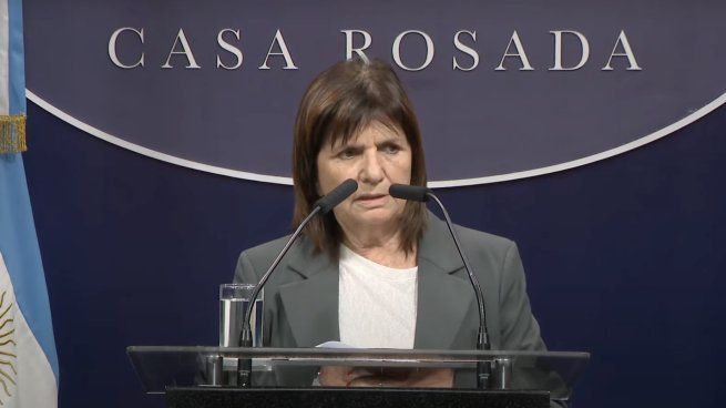 Patricia Bullrich, ministra de Seguridad.