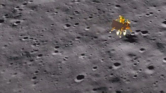 Aterrizaje de chandrayaan-3.