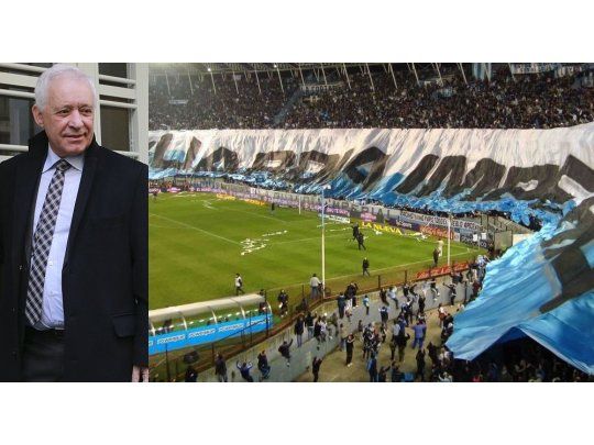 Blanco se desliga de la interna de la barra de Racing.