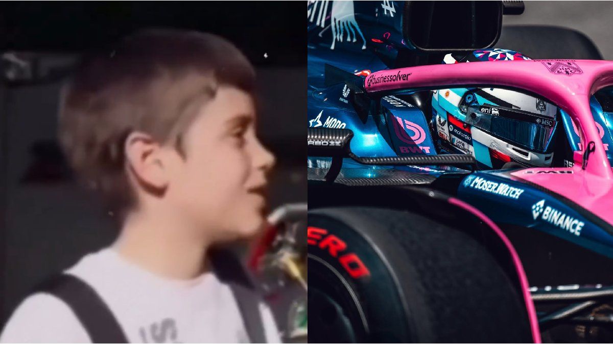The emotional Alpine post of a young Franco Colapinto: “My dream is to reach Formula 1”