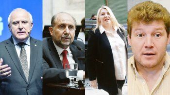 Miguel Lifschitz,&nbsp;Omar Perotti,&nbsp;Rosana Bertone y&nbsp;Gustavo Melella.