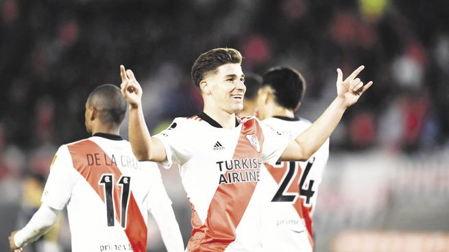 fiesta monumental. La que montó Julián Álvarez ante Alianza Lima.