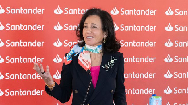 La titular del Banco Santander, Ana Botín.