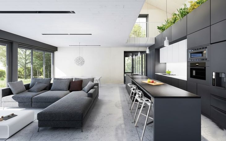 Suelen ser casas modernas, vanguardistas y luminosas Suelen ser casas modernas, vanguardistas y luminosas