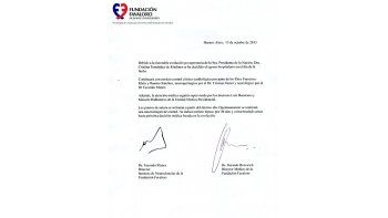 El último parte médico.