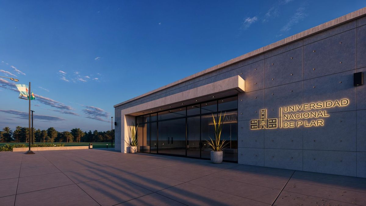 Federico Achával announced the start of construction of the National University of Pilar