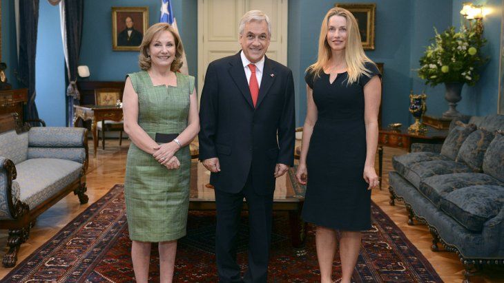 Encuentro oficial con el entonces presidente de Chile, Sebastián Piñera. Encuentro oficial con el entonces presidente de Chile, Sebastián Piñera.