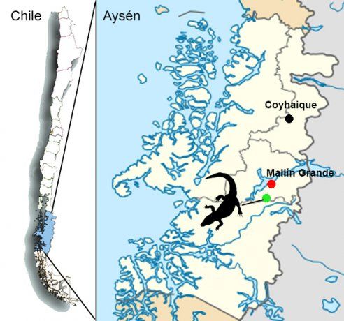 El mapa señala el lugar del hallazgo.