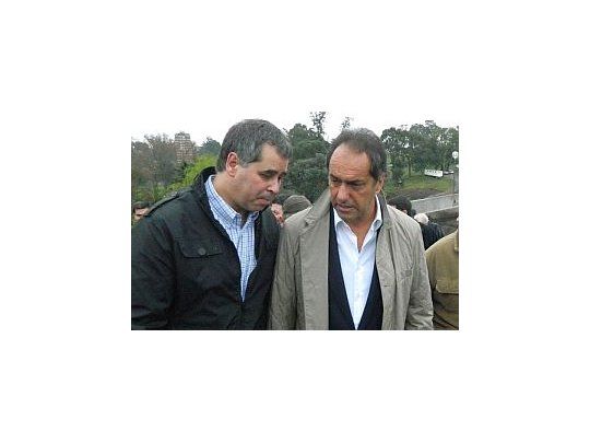 Alejandro Topo Rodríguez y Daniel Scioli