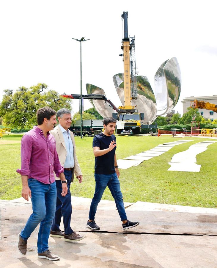 Jorge Macri en la inauguración Jorge Macri en la inauguración