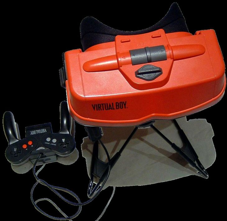 La Virtual Boy de Nintendo, la primera consola de realidad virtual.