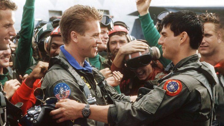 Top Gun: Maverick Tom Cruise y Val Kilmer