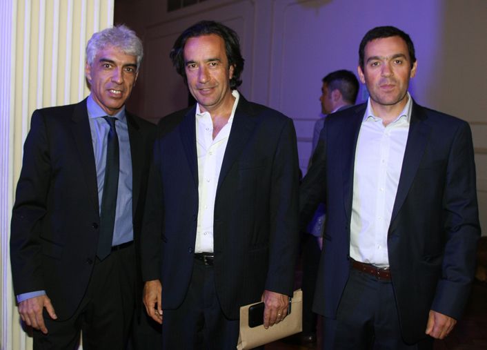 Francisco Marmol, Néstor el Turco Abbas y Mariano Frutos