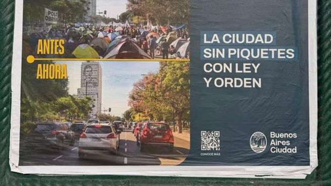 La campaña que lanzó el Gobierno porteño sobre el control de las calles.&nbsp;