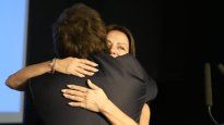 Sandra Pettovello junto al presidente, Javier Milei.&nbsp;