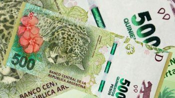 Billetes de $500.