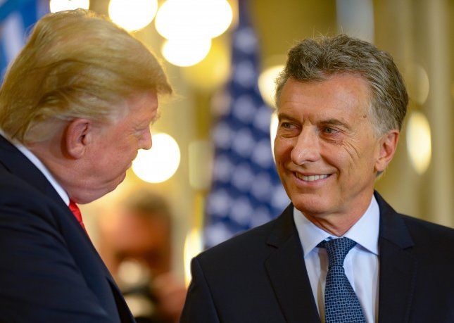 El presidente, Mauricio Macri y su par de EEUU, Donald Trump.