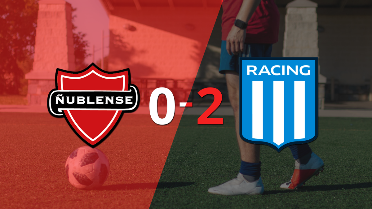 At home, Ñublense lost 2-0 against Racing Club