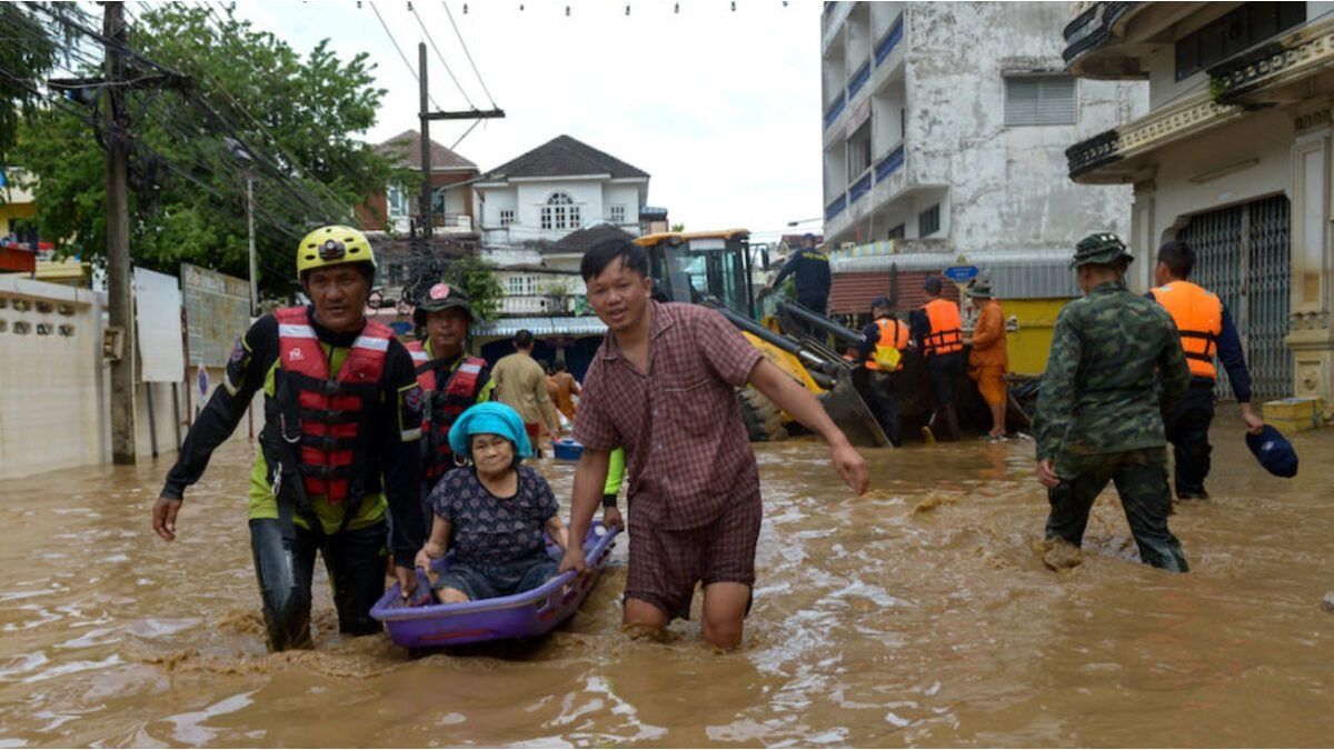 Typhoon Yagi left 113 dead in its path through Burma and 320,000 people were evacuated
