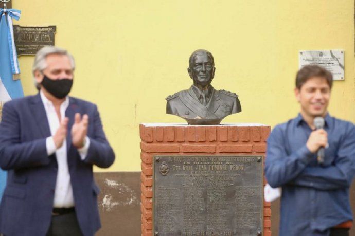 Alberto Fernández Axel Kicillof Martín García 17 de octubre