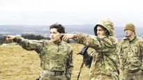 ESPERA.  Un grupo de soldados enviados por Estados Unidos se concentra en Polonia, miembro de la OTAN.