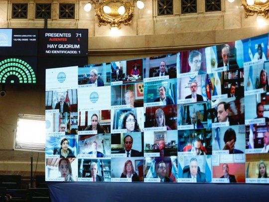 La primera sesión virtual del Senado, prueba de fuego de funcionamiento para lo que viene.