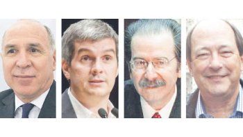 Ricardo Lorenzetti, Marcos Peña, Juan Carlos Maqueda y Ernesto Sanz