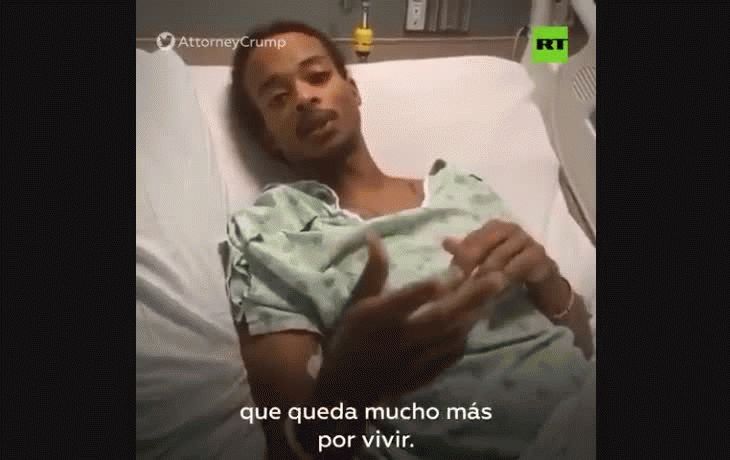 Jacob Blake, el hombre negro que fue baleado por unoficial de policía blanco en Wisconsin el mes pasado, habló por primera vezdesde su cama de hospital