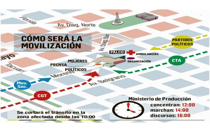 ámbito.com | Paro de CGT pasa a segunda quincena de abril para negociar